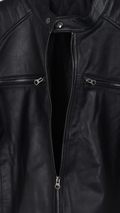 Classic Moto Leather Biker Jacket