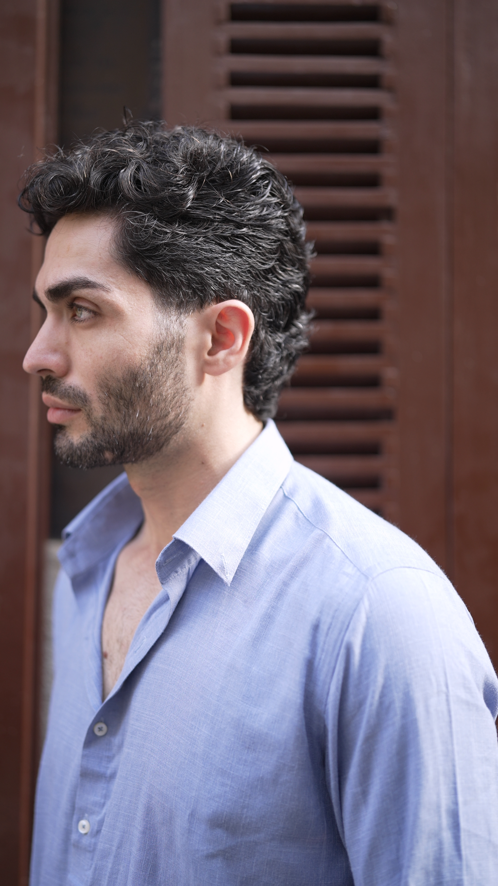 Chambray Blue Cloudweave Shirt