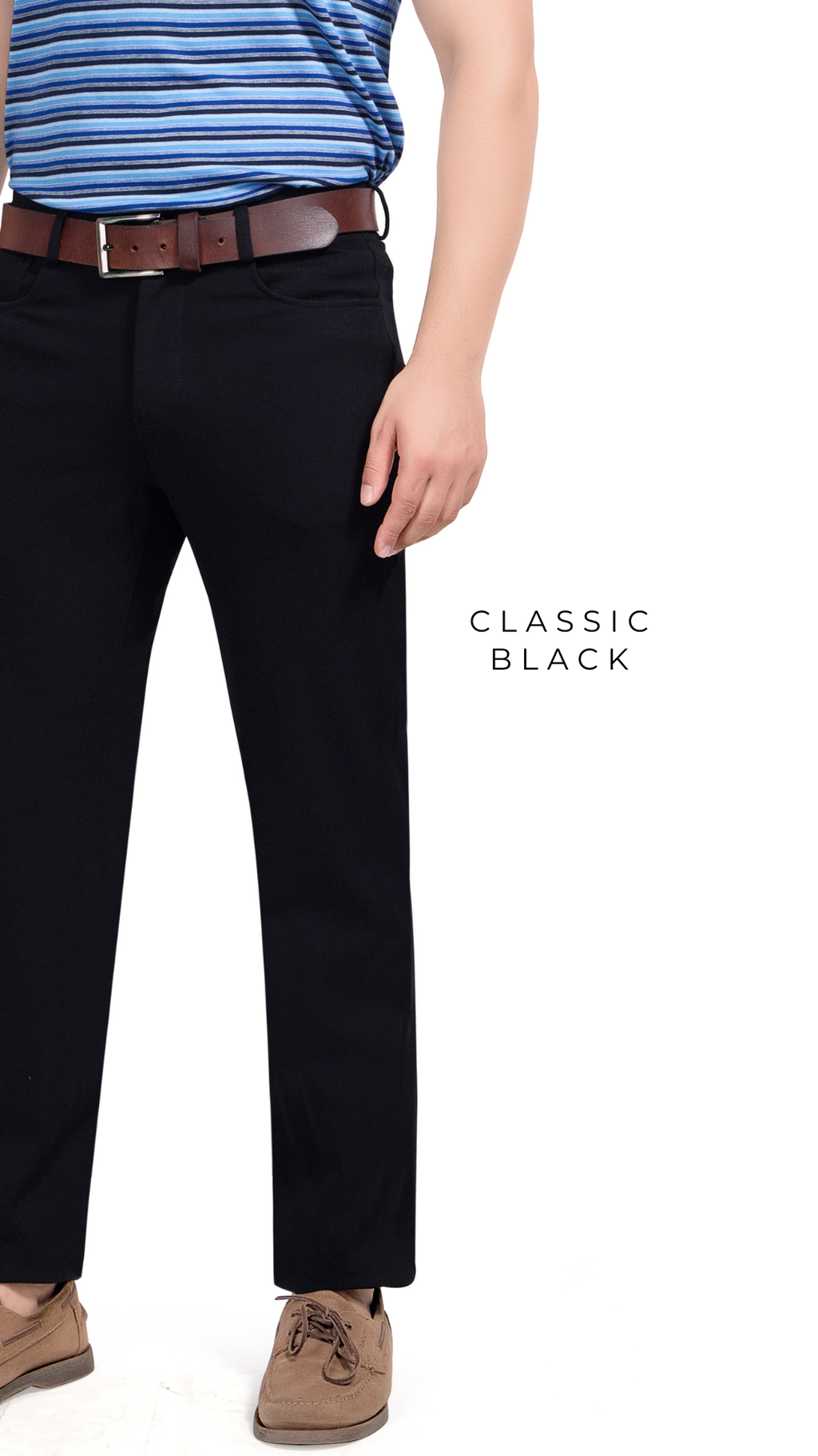 Classic Black Milano Stretch Pant
