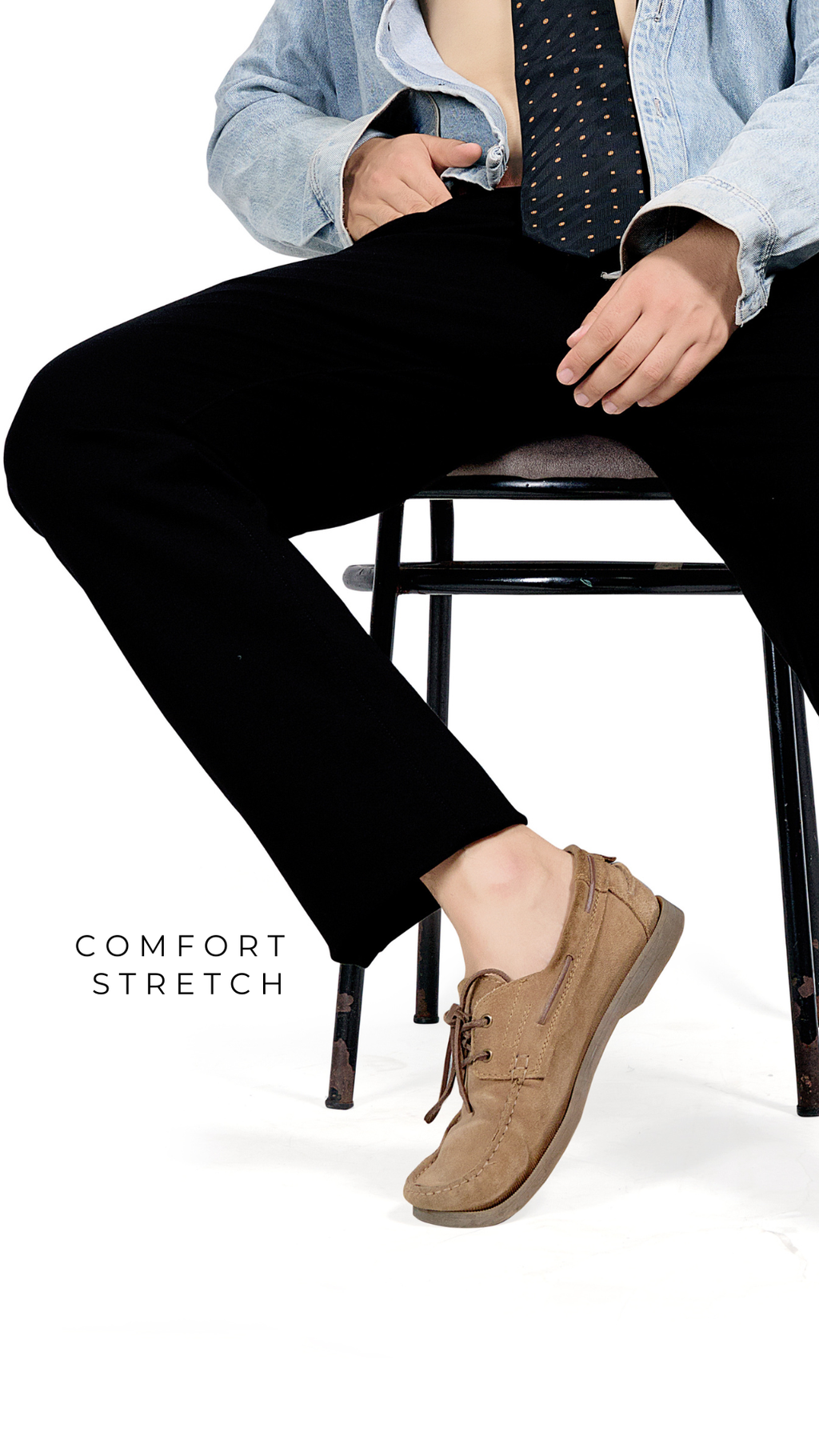 Classic Black Milano Stretch Pant