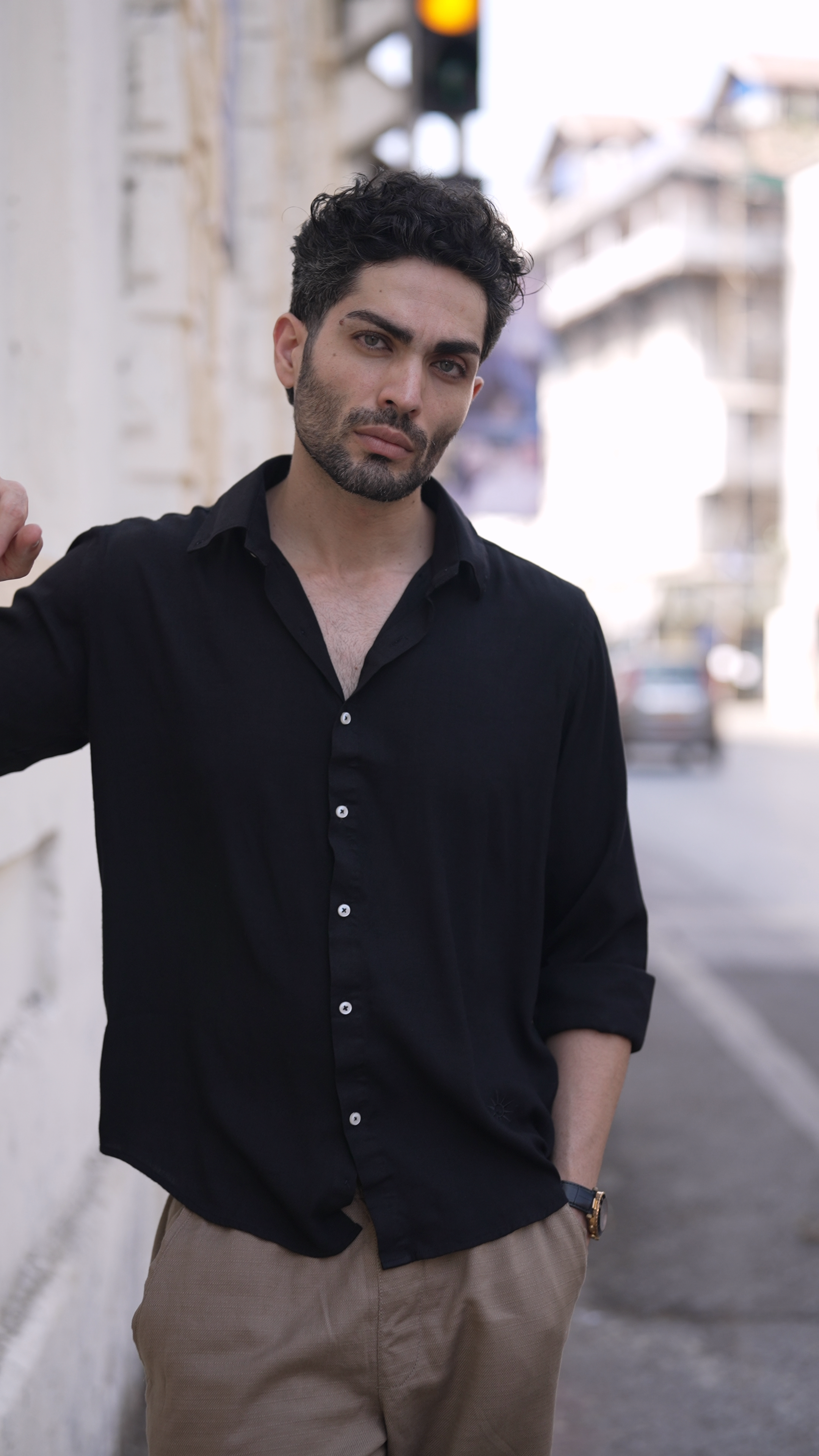 Obsidian Black Cloudweave Shirt