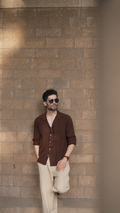 Espresso Brown Cloudweave Shirt