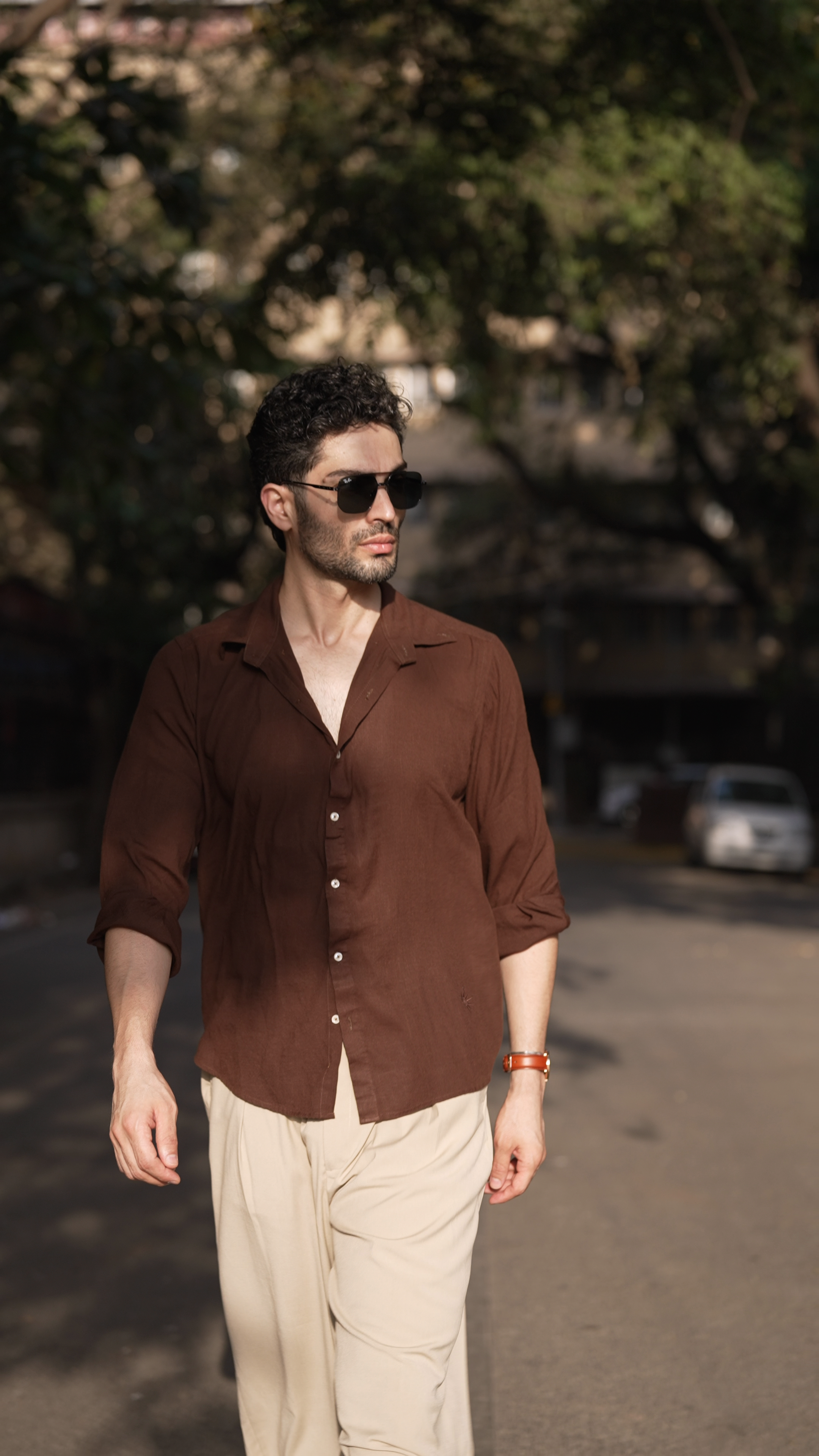 Espresso Brown Cloudweave Shirt