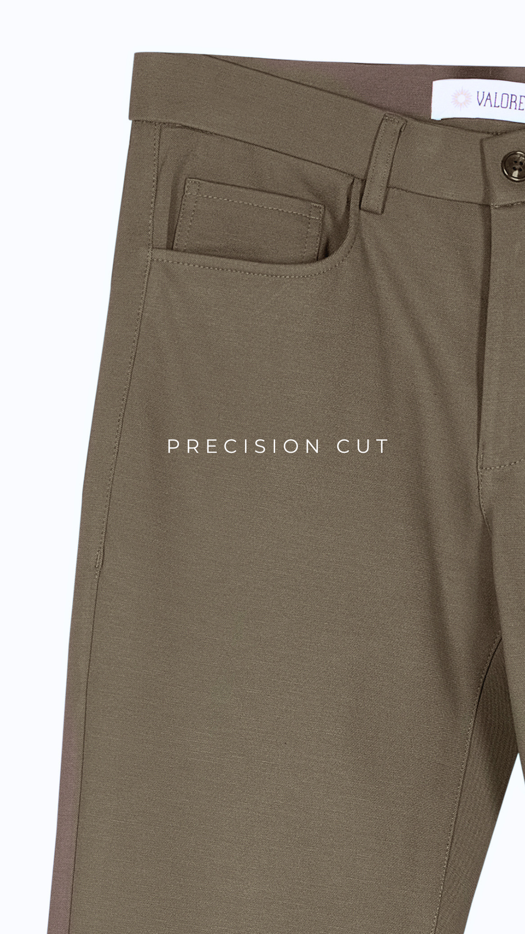 Dark Taupe Milano Stretch Pant