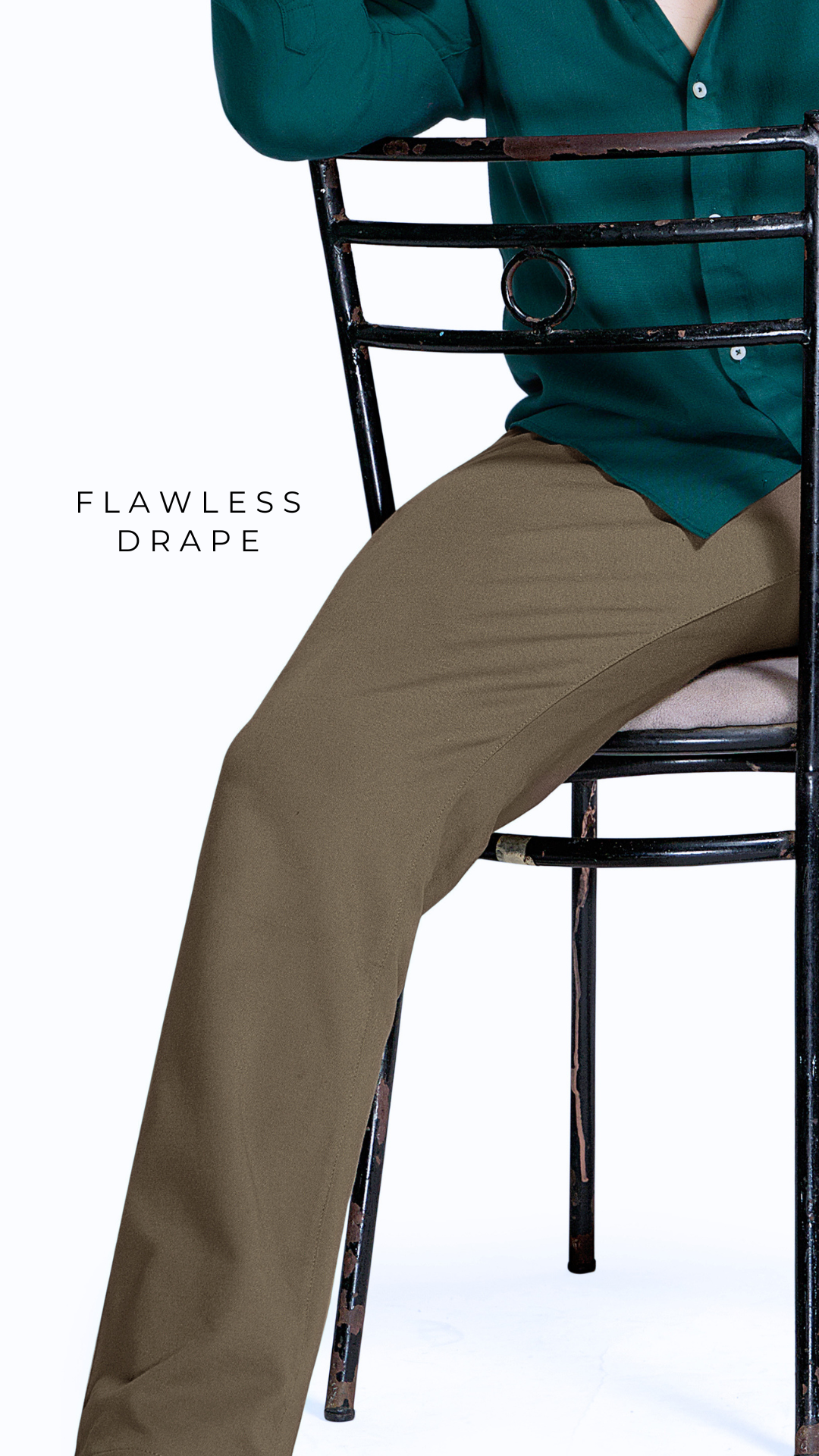 Dark Taupe Milano Stretch Pant