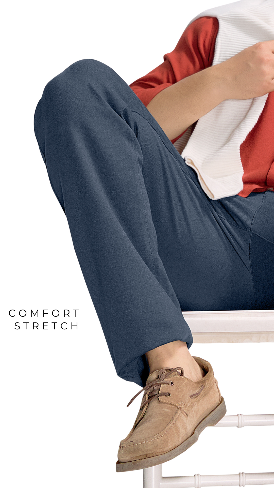 Midnight Grey Milano Stretch Pant