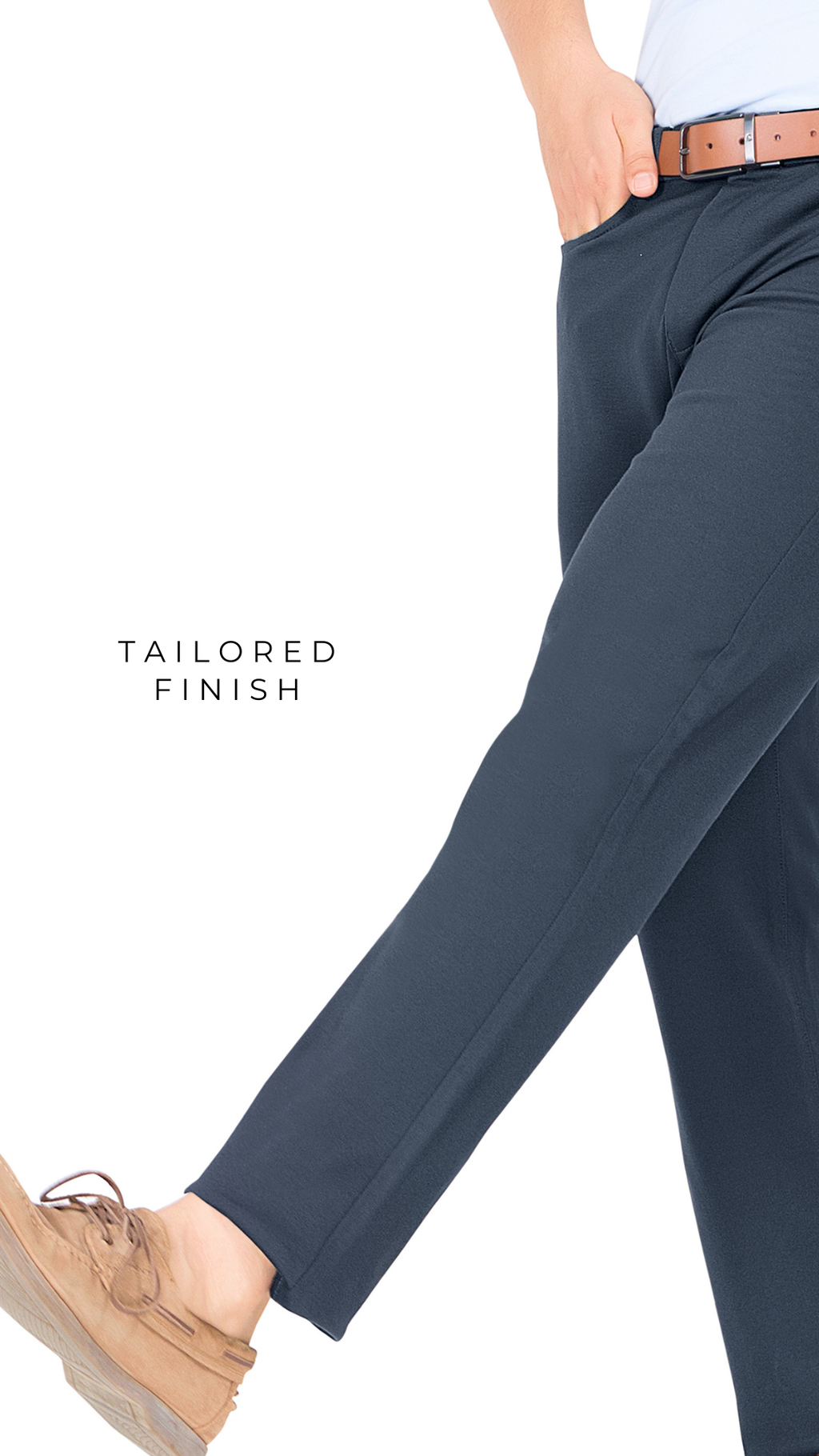 Midnight Grey Milano Stretch Pant