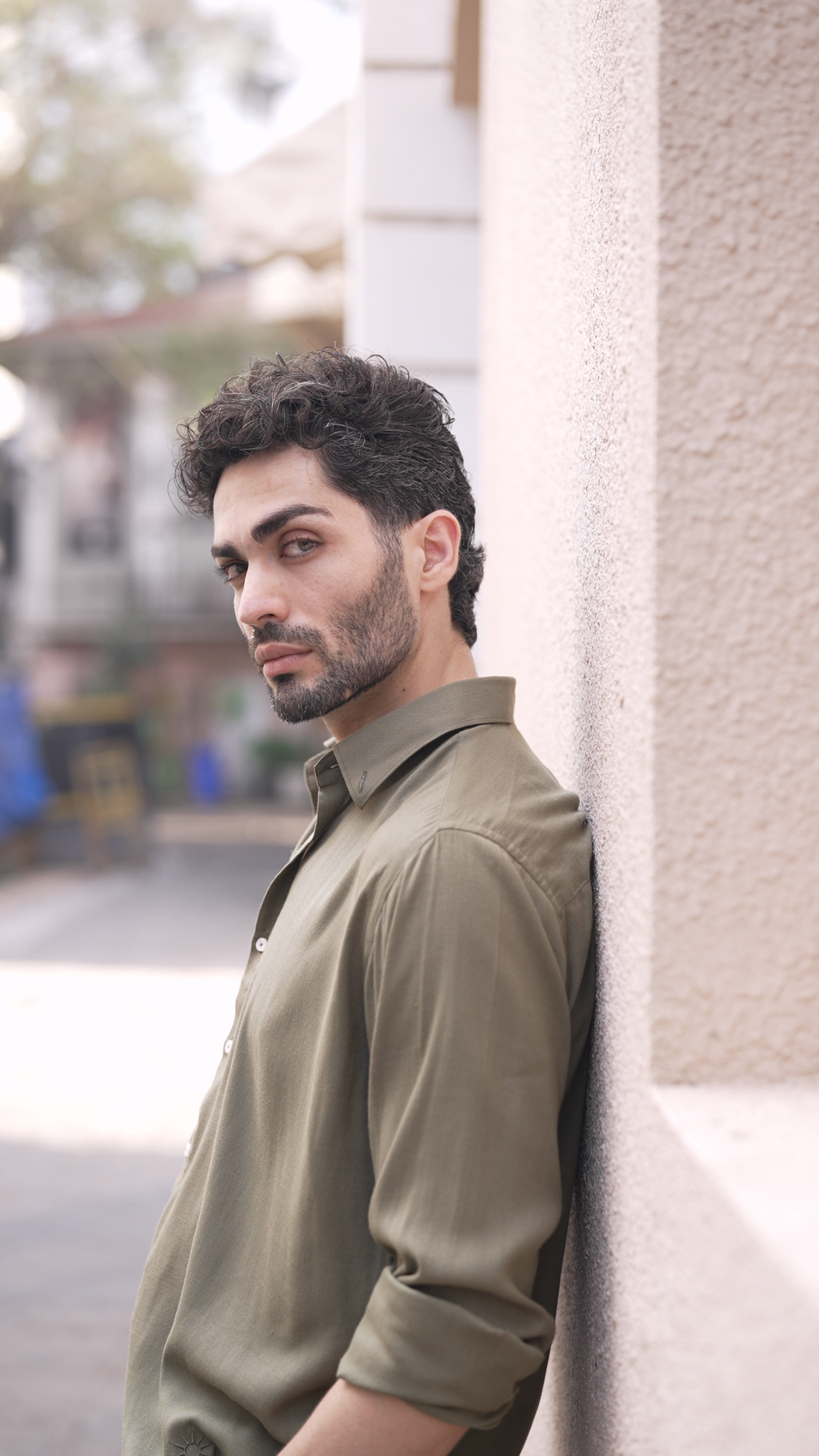 Olive Green Cloudweave Shirt