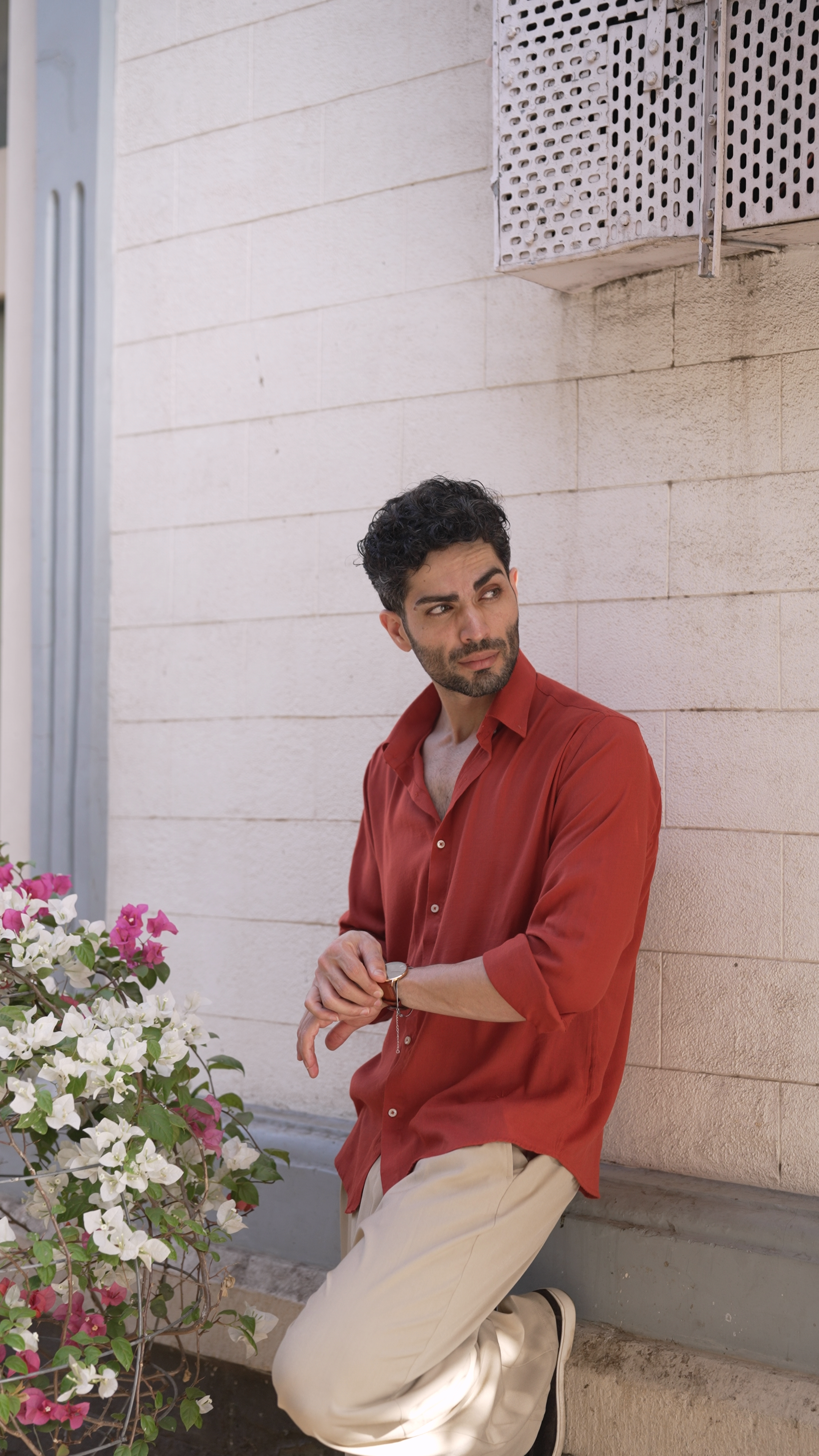 Terracotta Rust Cloudweave Shirt